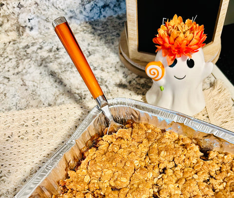 Apple Crisp Recipe with Barnie's Creamy Buttery Caramel Coffee