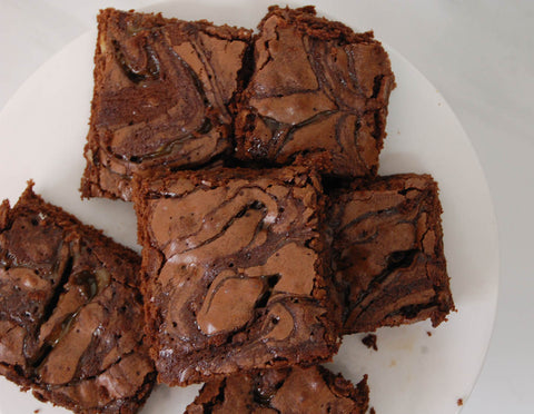 Café Mocha Truffle Brownies