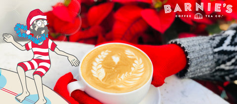 Surfing Santas Event at Cocoa Beach Features  Barnie’s Santa's White Christmas Coffee