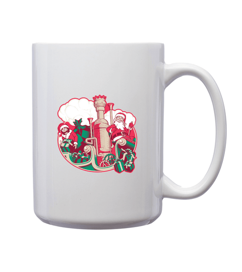 Santa's White Christmas® Oversized Whimsy Mug